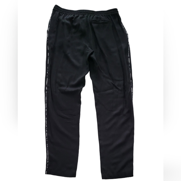Joie Black Straight Leg Silk Trousers Small - Picture 8 of 10